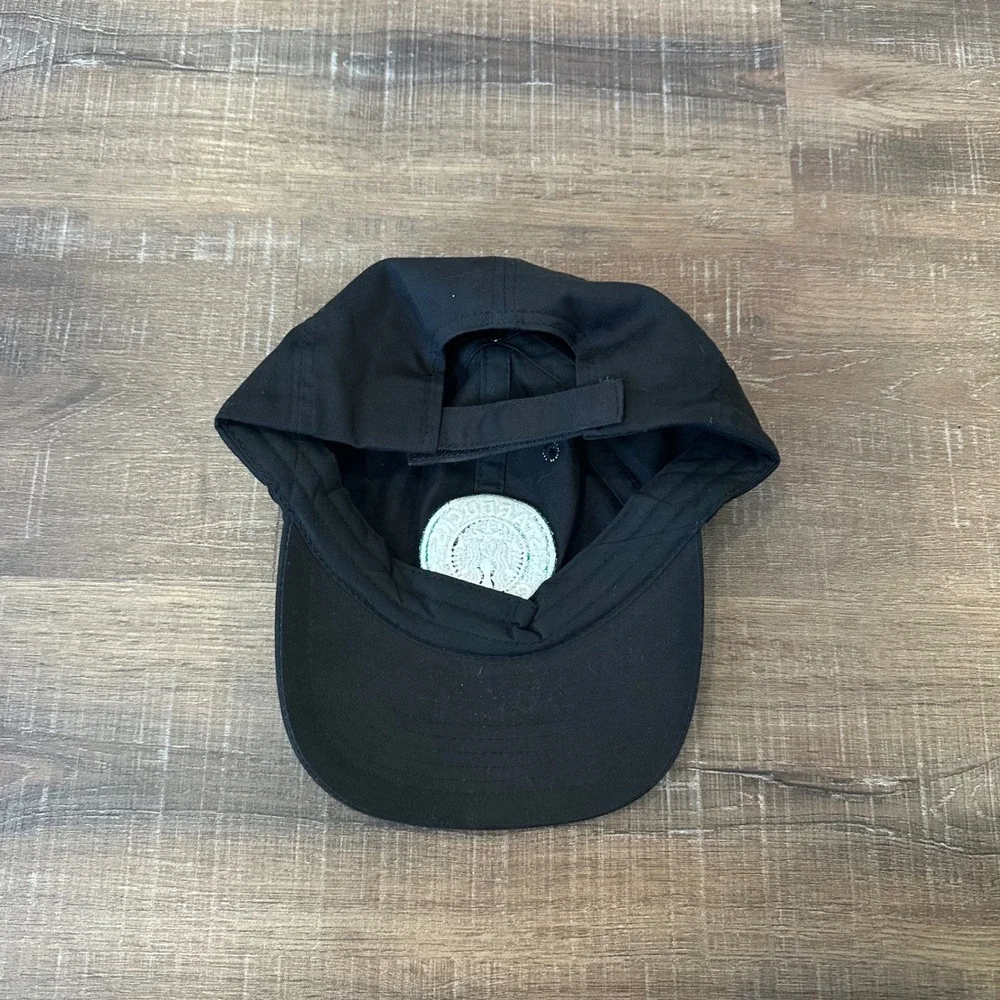 Starbucks Coffee Barista Uniform Hat Black Cotton Adjustable Cap Cintas 11380335 - Picture 3 of 5